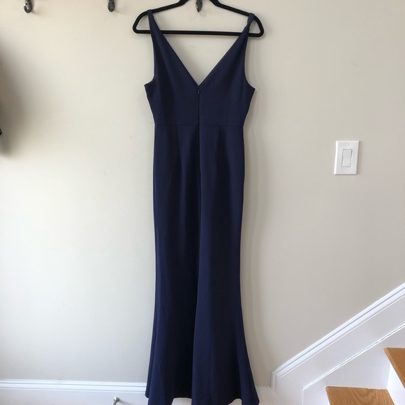 Lulus Navy formal gown - Picture 2 of 3